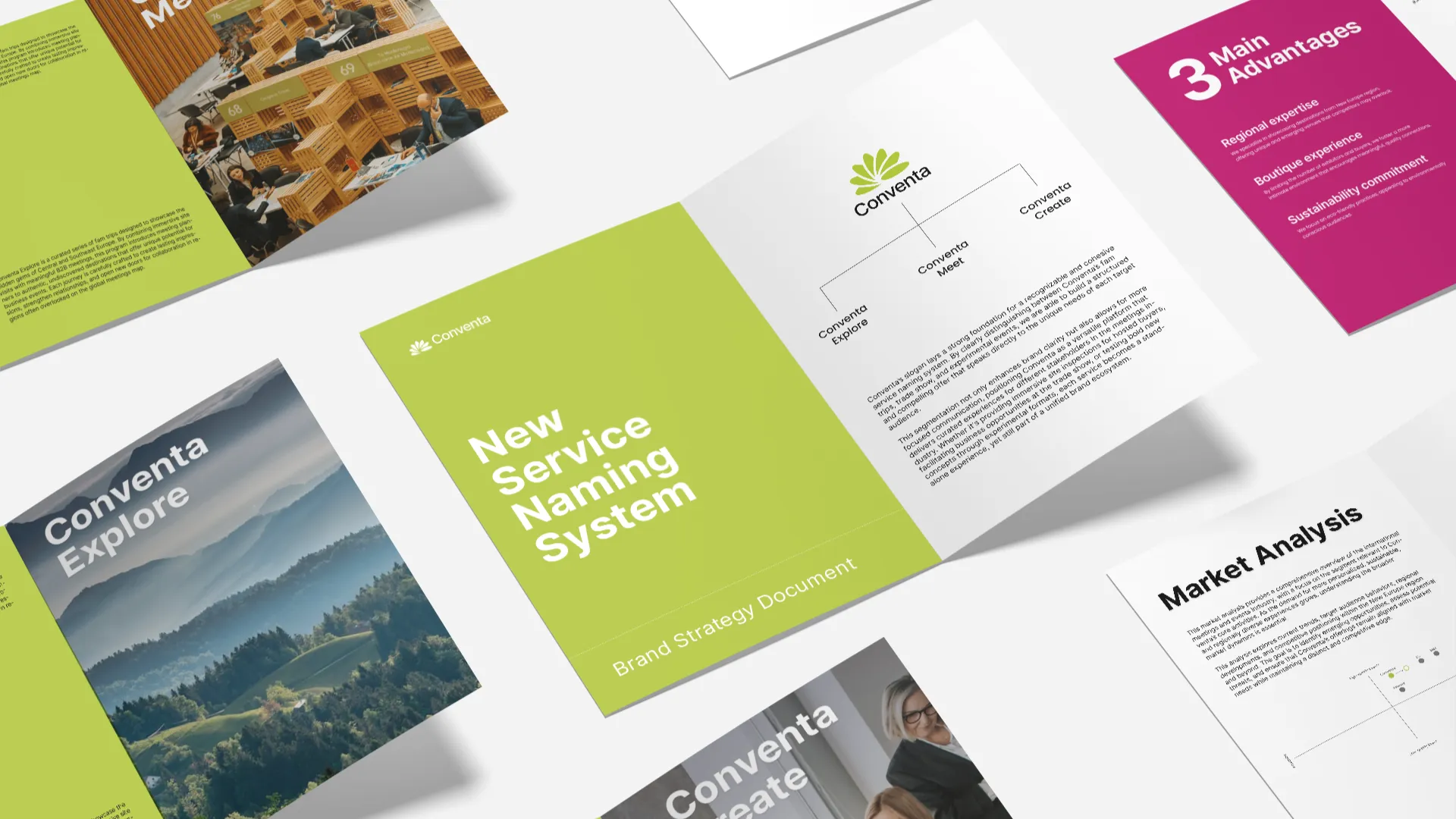 Branding and identity design for Conventa